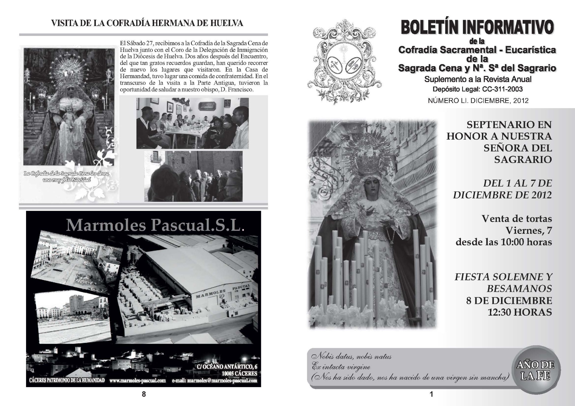 BOLETIN DICIEMBRE 2012